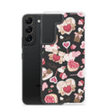 Cute Sugar Sweetheart Samsung® Clear Case featuring playful designs, perfect for Valentine's Day phone protection.