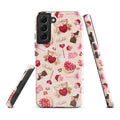 Stylish Sugar Sweetheart Samsung® Tough Case features a cute design that offers dual-layer protection for your phone.