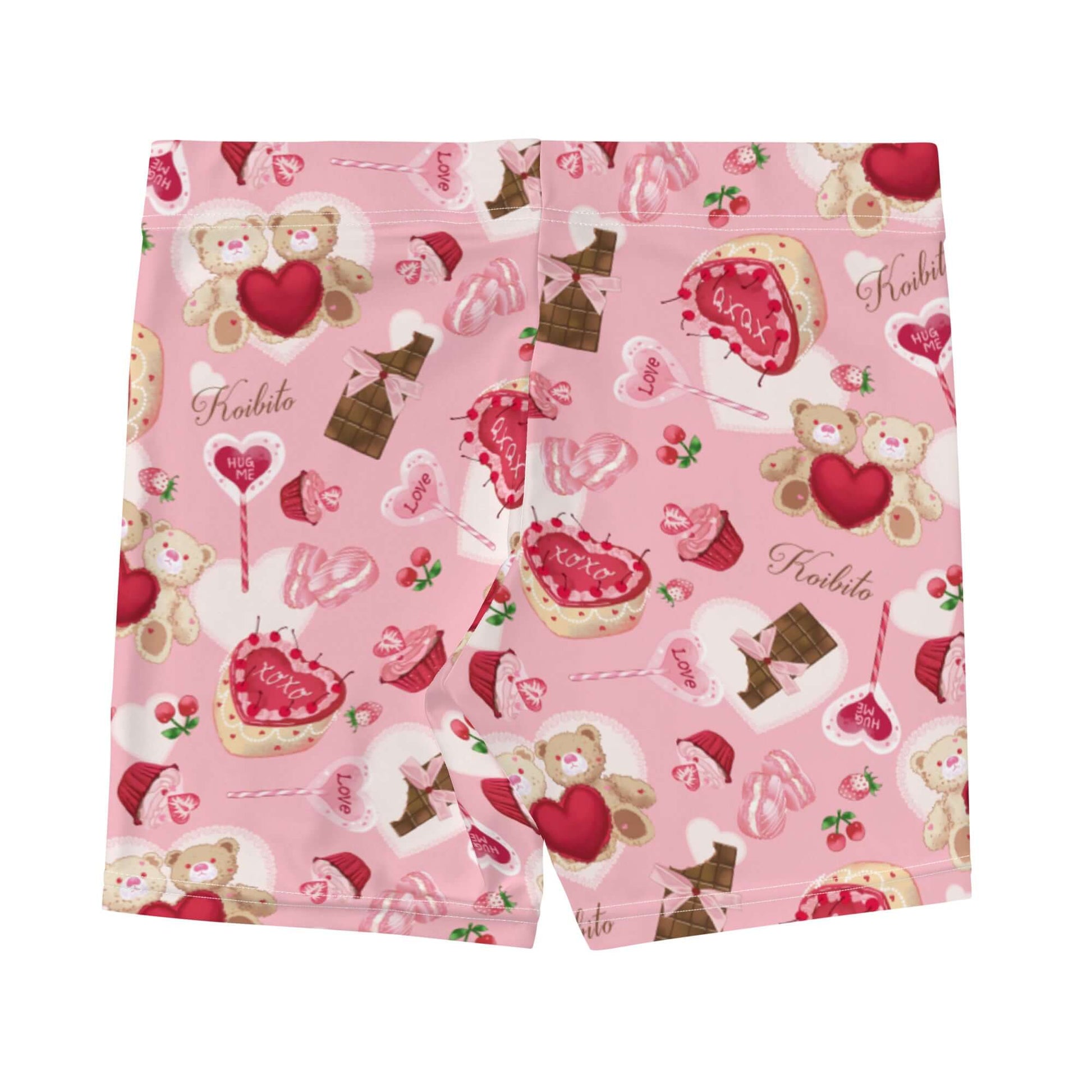 Sugar Sweetheart Shorts feature cute patterns of sweet treats and fuzzy bears, perfect for lounging or playing.