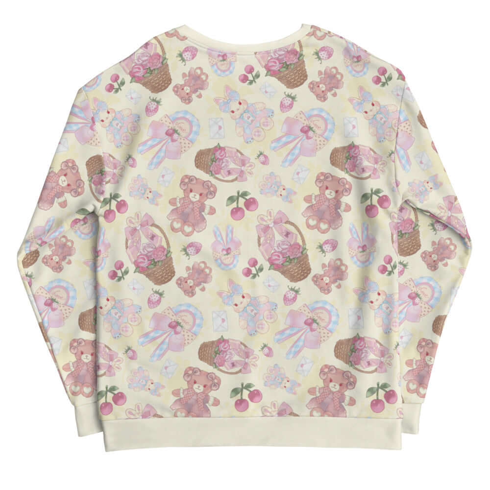 Sweet Teddy Sweatshirt features a vibrant teddy bear design, perfect for showcasing your feminine style effortlessly.