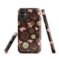 Stylish Royal Cookie iPhone® Tough Case features a chocolate-themed design with durable, dual-layered protection.