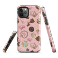 Stylish Royal Cookie iPhone® Tough Case featuring a fun, dessert-inspired design for ultimate phone protection.