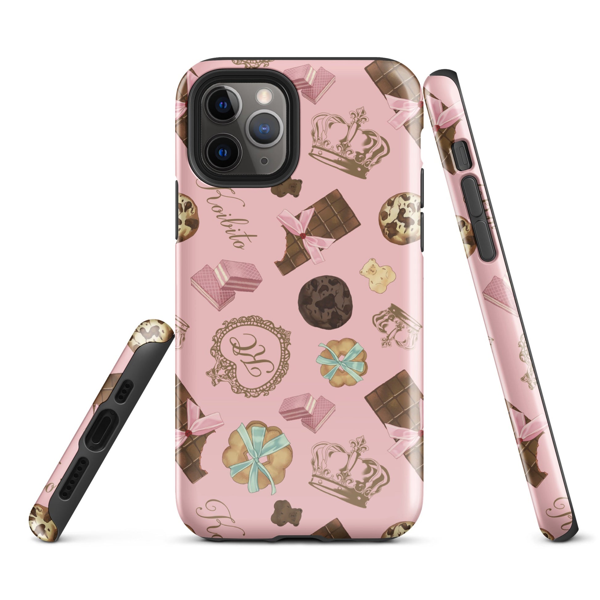 Stylish Royal Cookie iPhone® Tough Case featuring a fun, dessert-inspired design for ultimate phone protection.