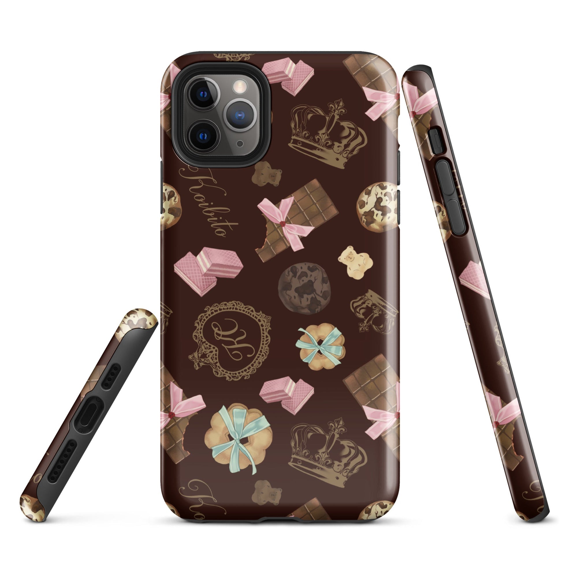 Protect your phone with style using the Royal Cookie iPhone® Tough Case, featuring a chic cookie and crown design.