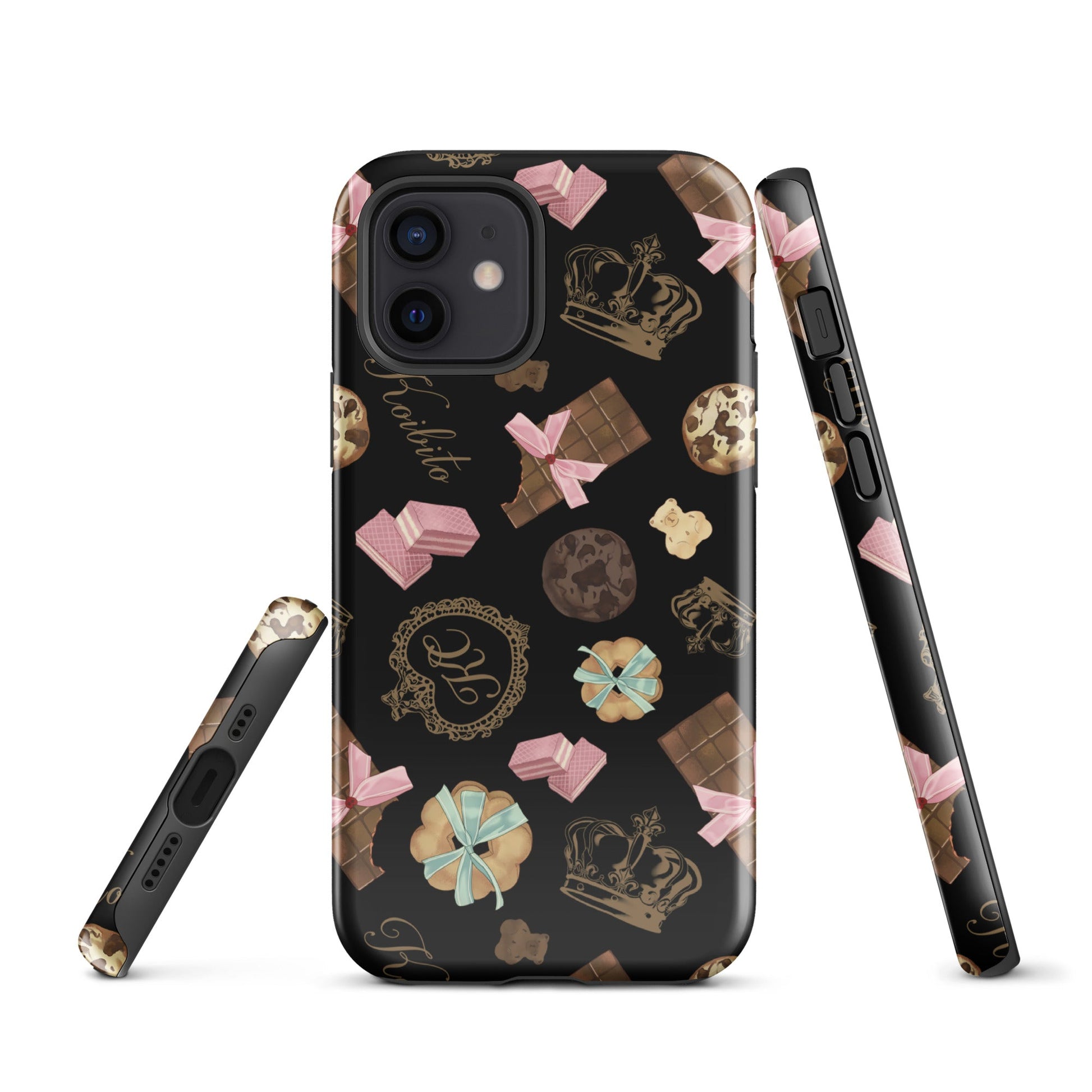 Stylish Royal Cookie iPhone® Tough Case featuring a chic design and dual-layer protection for your device.