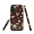 Stylish Royal Cookie iPhone® Tough Case featuring a chic design with impact-resistant protection for your phone.