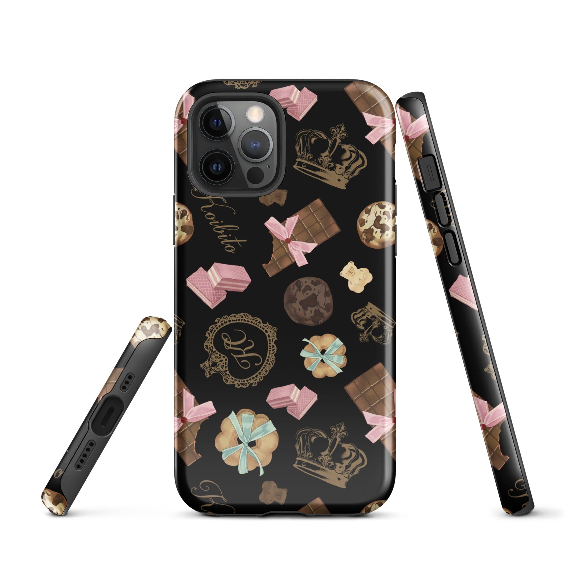 Stylish Royal Cookie iPhone® Tough Case featuring a chic dessert design, perfect for protection and fashion.