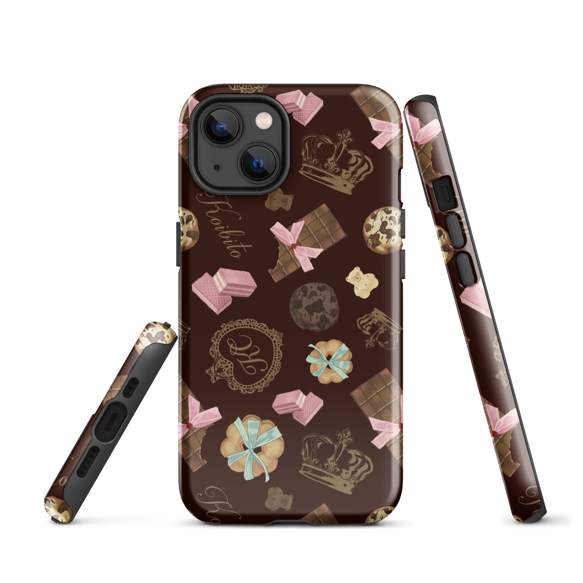 Stylish Royal Cookie iPhone® Tough Case featuring a durable, dual-layer design for maximum protection and fashion.