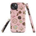 Stylish Royal Cookie iPhone® Tough Case with a durable design, featuring charming cookie and crown patterns.