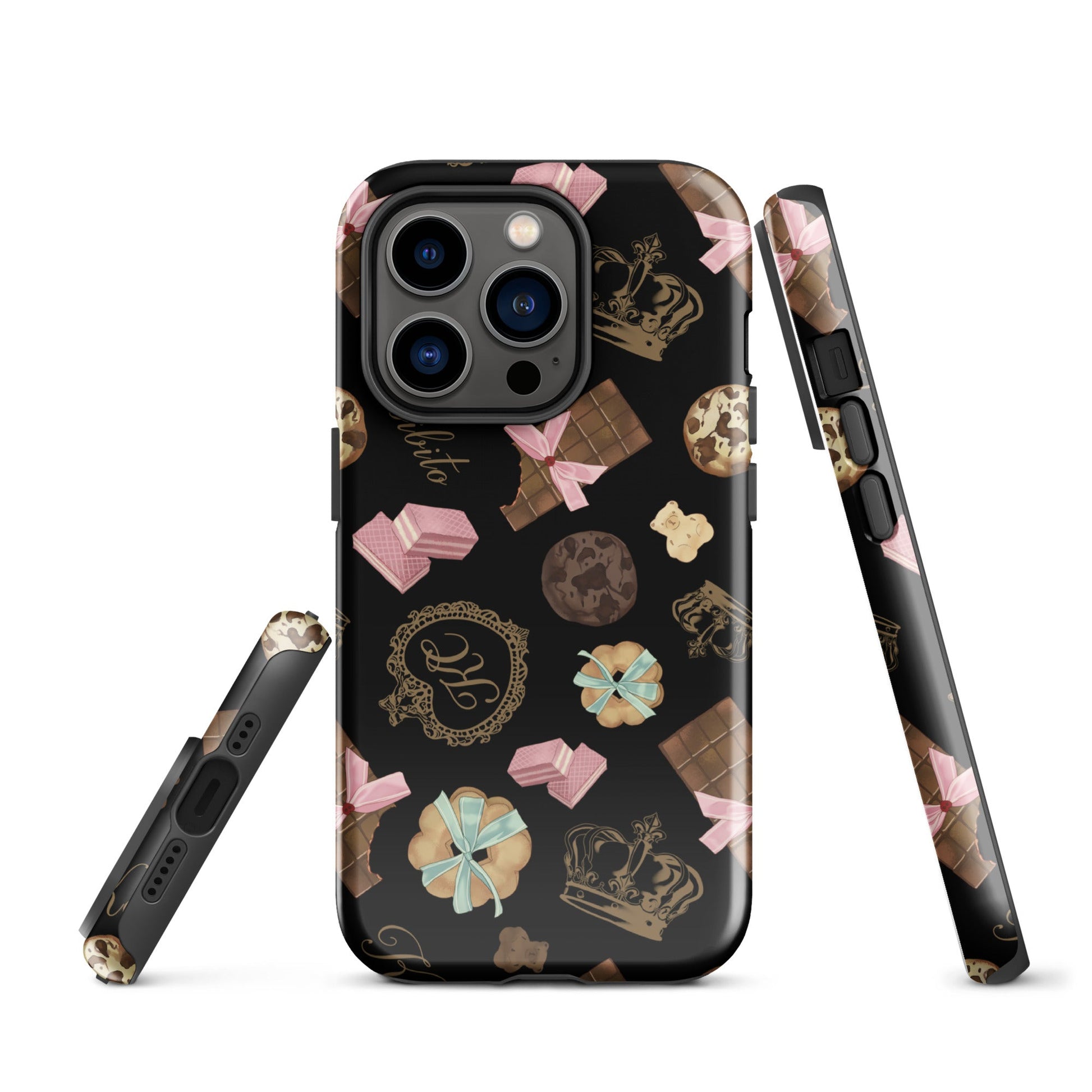 Stylish Royal Cookie iPhone® Tough Case with durable dual-layer design for maximum protection and fashion.