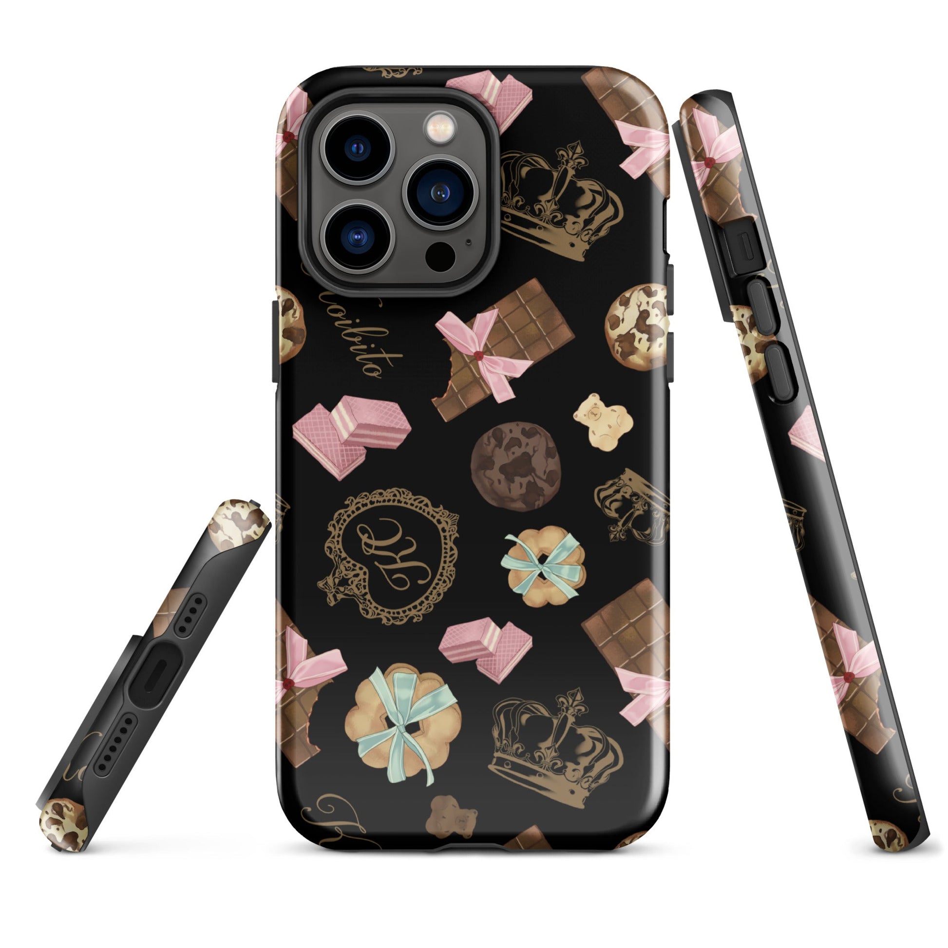 Stylish Royal Cookie iPhone® Tough Case featuring a chic dessert design for ultimate protection and fashion.