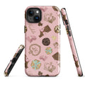 Stylish Royal Cookie iPhone® Tough Case featuring a chic dessert design for durable phone protection.
