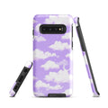Cloudy Sky Samsung® Tough Case features a stunning cloud design, providing style and durability for your Galaxy S10.