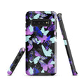 Elevate your style with the Butterfly Samsung® Tough Case, blending artful design with robust protection.