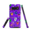 Stylish Monster Party Samsung® Tough Case featuring vibrant designs, offering durability and impact protection for your phone.