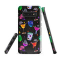 Colorful Monster Party Samsung® Tough Case featuring fun designs, ensuring style and protection for your phone.