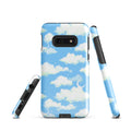 Stylish Cloudy Sky Samsung® Tough Case features a beautiful cloud design, offering durability and protection for your phone.