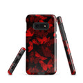Stylish Butterfly Samsung® Tough Case featuring red and black butterfly designs for ultimate protection and elegance.