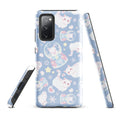 Snow Kitten Samsung® Tough Case features adorable kittens in a stylish design, providing durable protection for your phone.
