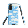 Cloudy Sky Samsung® Tough Case showcases a vibrant cloud design, offering durability and style for your phone.
