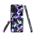 Stylish Butterfly Samsung® Tough Case featuring vibrant butterfly design for impact resistance and sleek protection.