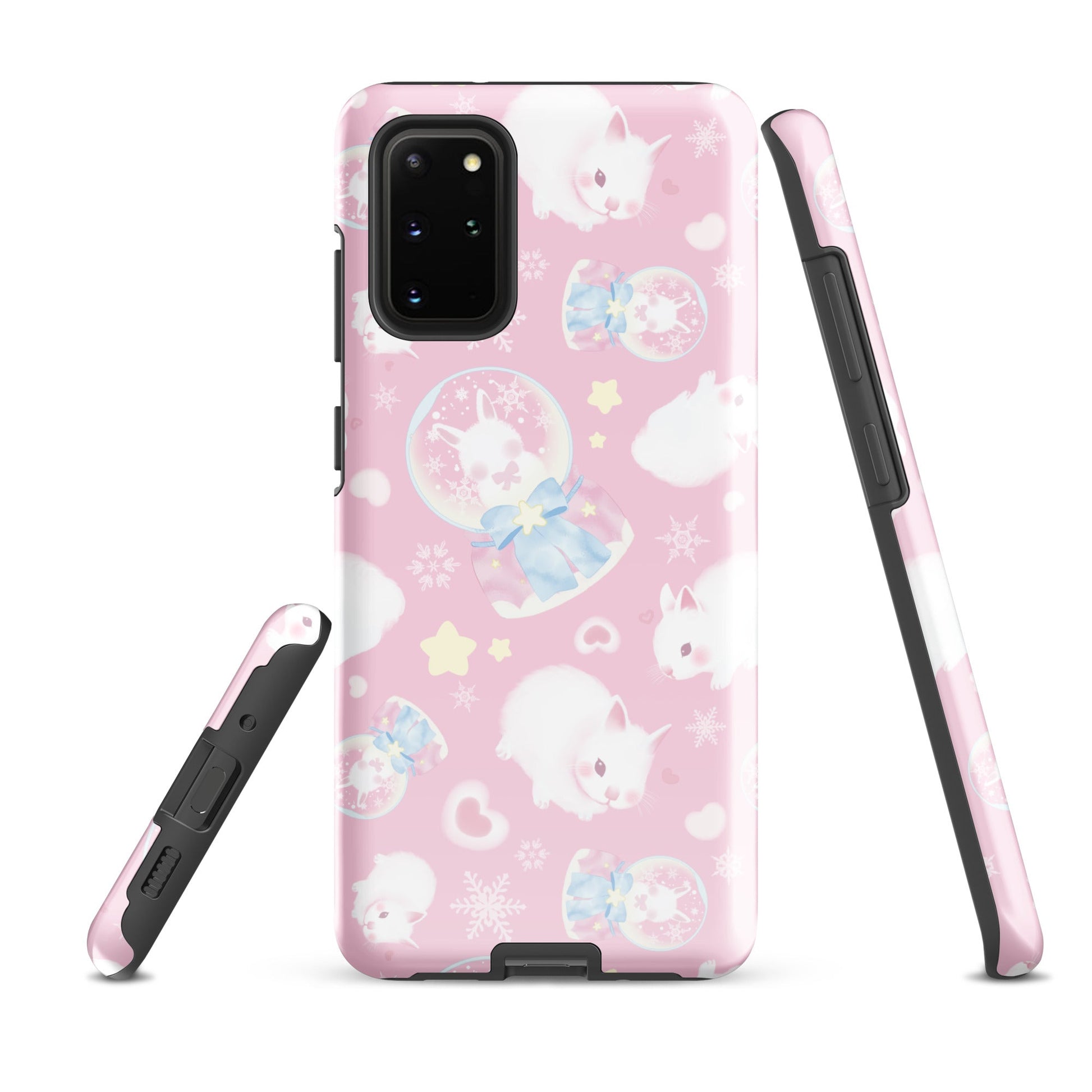 Stylish Snow Bunny Samsung® Tough Case features adorable bunnies and offers superior protection for your phone.