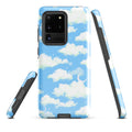 Cloudy Sky Samsung® Tough Case featuring a beautiful cloud design, offering durability and style for your phone.