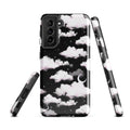 Cloudy Sky Samsung® Tough Case featuring a sleek design with clouds, offering impact protection for your device.