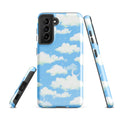 Stylish Cloudy Sky Samsung® Tough Case features impact-resistant design for ultimate phone protection and artful aesthetics.