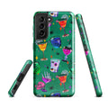 Colorful Monster Party Samsung® Tough Case featuring artistic designs, ensuring protection and style for your phone.
