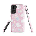 Snow Bunny Samsung® Tough Case features a charming design, offering durability and protection for your phone.