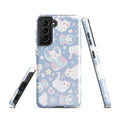 Stylish Snow Kitten Samsung® Tough Case featuring adorable kittens, offering durability and protection for your phone.