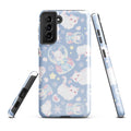 Stylish Snow Kitten Samsung® Tough Case featuring adorable kittens, offering durability and protection for your phone.