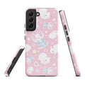 Stylish Snow Bunny Samsung® Tough Case featuring a cute bunny design, perfect for protecting your phone with flair.