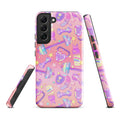 Protect your phone stylishly with the Glitter Gains Samsung® Tough Case, featuring a vibrant design and dual-layer durability.