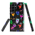 Vibrant Monster Party Samsung® Tough Case with playful designs, offering impact resistance and stylish protection.