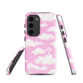 Stylish Cloudy Sky Samsung® Tough Case showcases a dreamy design, offering durability and protection for your phone.