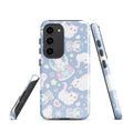 Snow Kitten Samsung® Tough Case features a charming cat design, offering durability and protection for your phone.