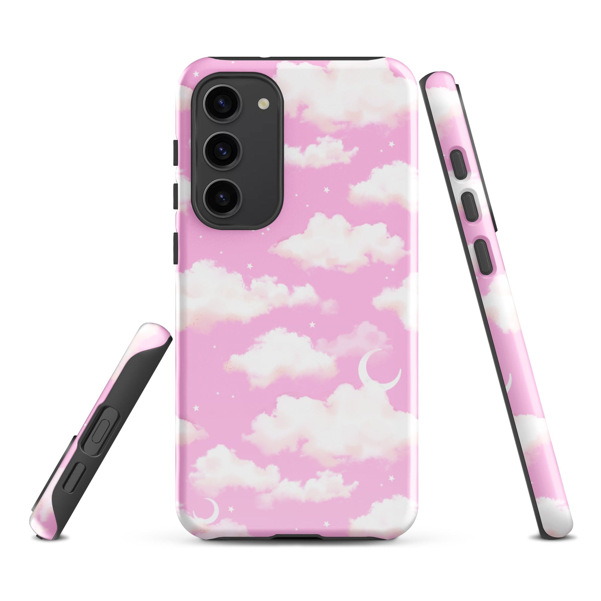 Stylish Cloudy Sky Samsung® Tough Case offers durability and protection for your phone with a beautiful cloud design.