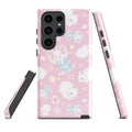 Snow Bunny Samsung® Tough Case featuring adorable bunnies, offering durability and style for your phone.
