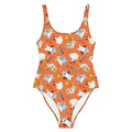 Trick or Treaters One-Piece Swimsuit offers cute, spooky style and comfort for fun days at the pool or beach.