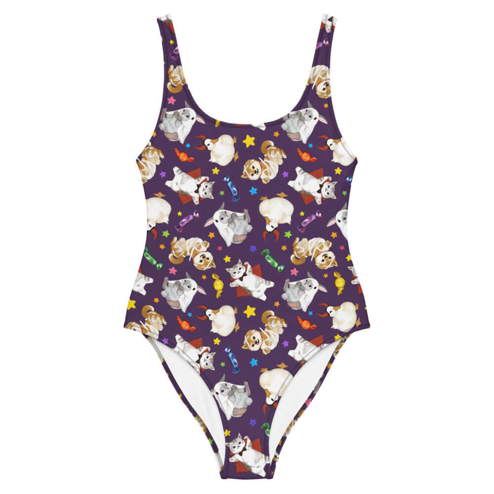 Cute and spooky, the Trick or Treaters One-Piece Swimsuit is perfect for pool days at [STORE NAME]. Enjoy ultimate comfort!