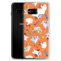 Trick or Treaters Samsung® Clear Case featuring adorable Halloween designs for stylish phone protection. Perfect for spooky season!