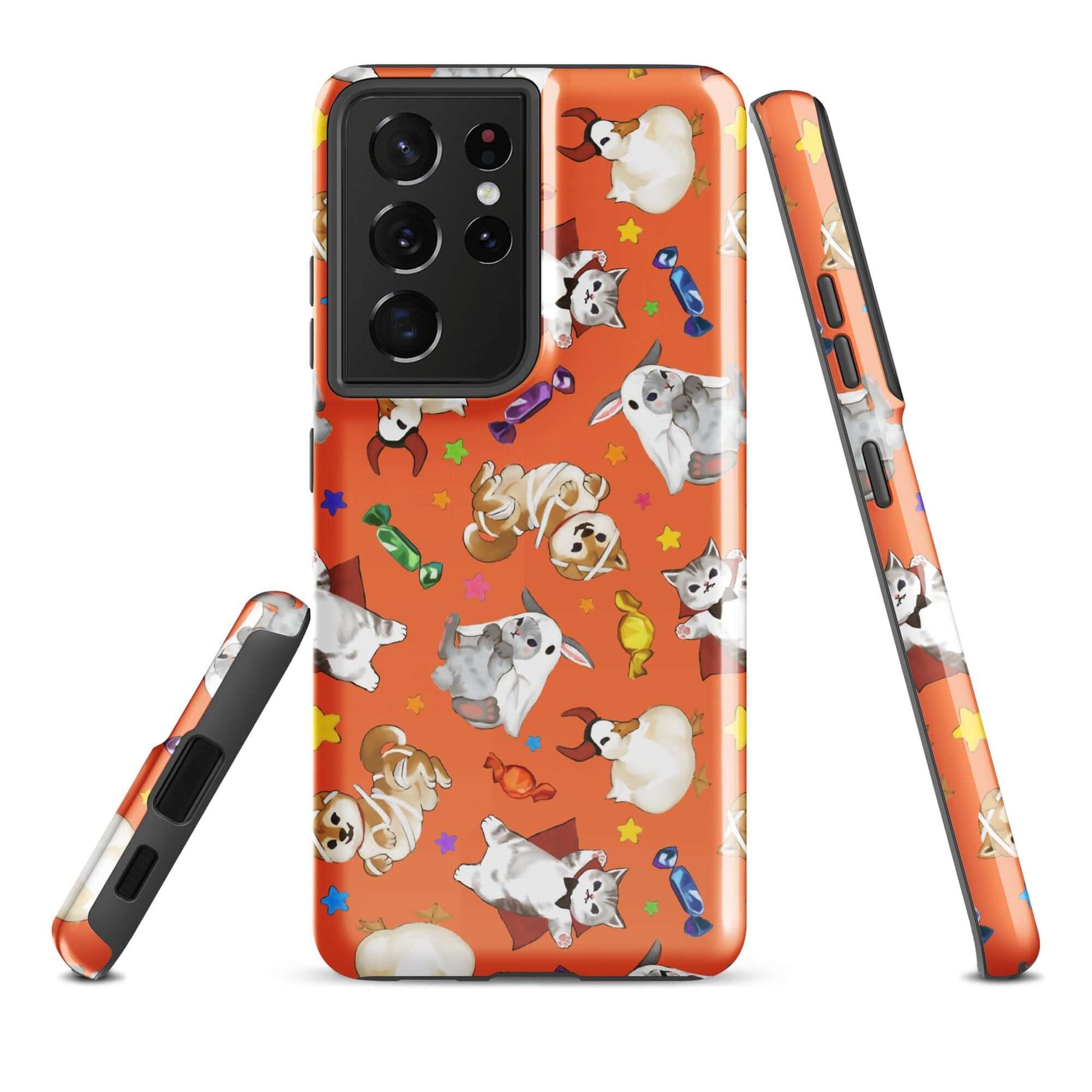 Trick or Treaters Samsung® Tough Case featuring playful designs, offering durability and style for your phone.