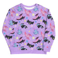 Vibrant Axolotl Sweatshirt featuring playful designs, perfect for adding pizzazz to your outfits and staying cozy.