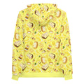 Bright and cheerful Lemon Hoodie featuring a vibrant, all-over lemon print for a comfy, stylish look. Perfect for any day!